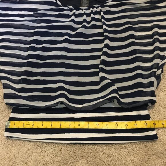 Happy Sailor Striped Nightingale Sleeve Shirt - Picture 11 of 12